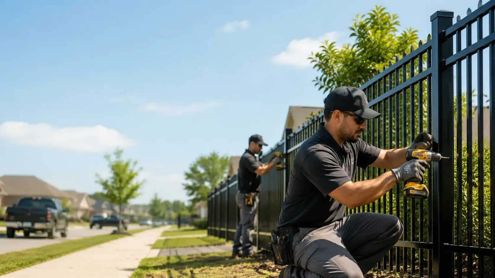 Metal Fence Installation in Olin, IA